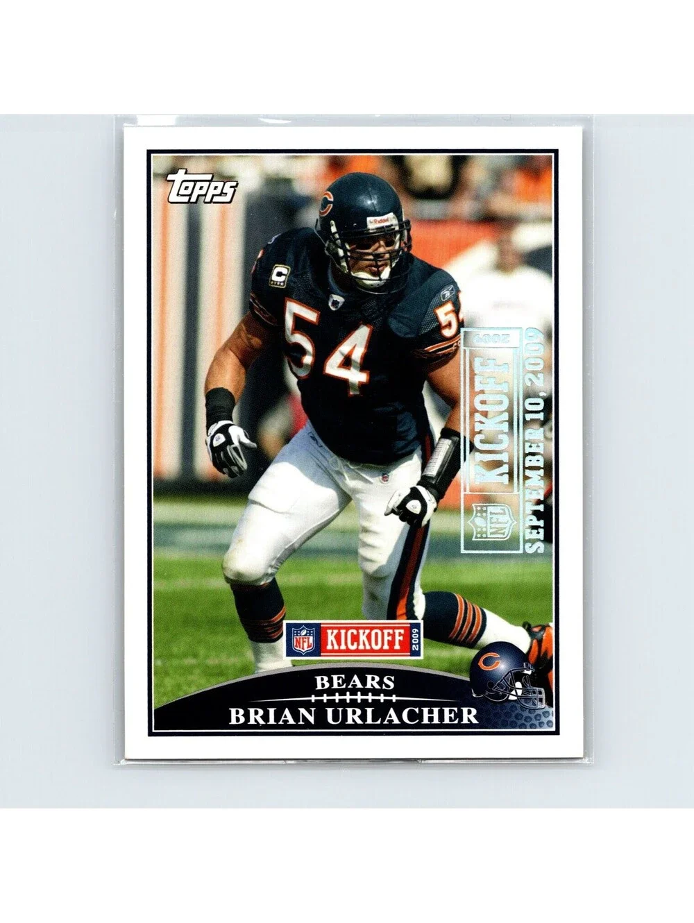 2009 Topps Kickoff Brian Urlacher #103 Silver Holofoil #/2009 Chicago Bears